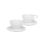 画像1: LINO ダブルカプチーノ カップ＆ソーサー 6oz , 6客セット (1)