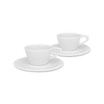 画像2:    LINO Small Latte , 8oz Cup&Saucer , 6客セット (2)