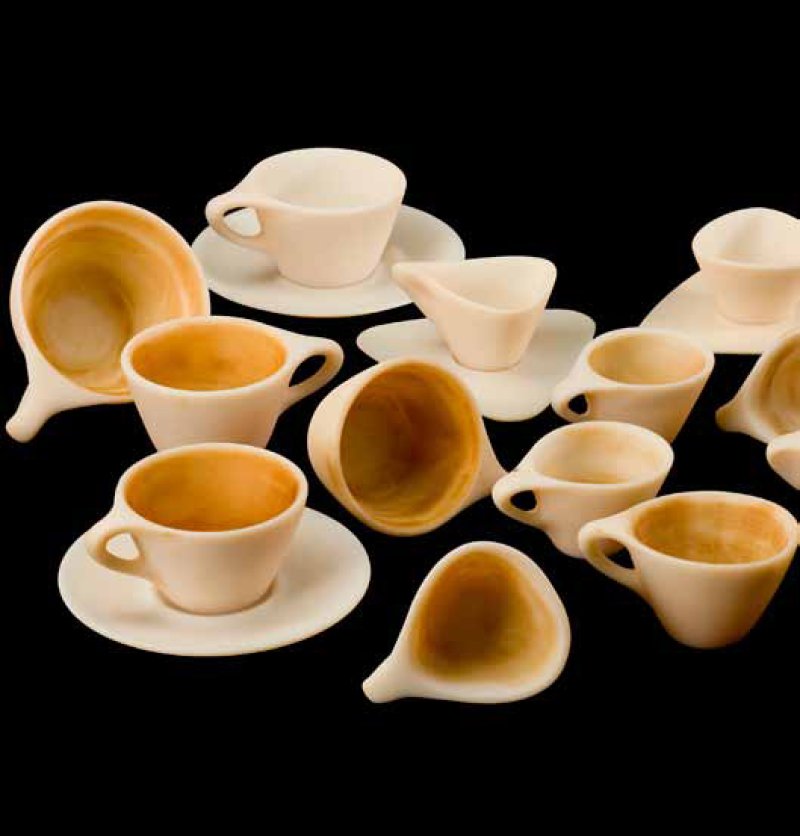 画像1: LINO ラージラテ カップ＆ソーサー 12oz