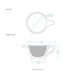 画像2:   LINO Double Cappuccino , 6oz Cup&Saucer  (2)